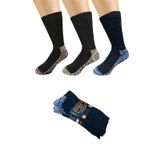 Ozzy Socks 3 Çift Erkek Dayanıklı,Koruyucu ve Topuk Burun Kalın İşçi Çorabı