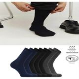 Ozzy Socks 3 Çift Siyah Lacivert Füme Viskon Dikişsiz Rahat Nefes Alabilir Erkek Soket Çorap Seti - 40 - 44 - Çok Renkli