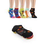 Ozzy Socks 4 Çift Kadın Sneaker Çorap, Patik Çorap Seti, Renkli ve Çeşitli Desenli Kadın Çorap (Renkli 3, 36-40)
