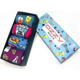 Ozzy Socks 4'lü Eğlenceli Desenler Kadın Çorap Seti - M - Çok Renkli