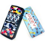 Ozzy Socks 4'lü Geometrik Desenler Erkek Çorap Seti - Çok Renkli