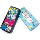 Ozzy Socks 4'lü Geometrik Desenler Kadın Çorap Seti - Çok Renkli
