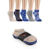 Ozzy Socks 5 Çift Eğlenceli Desenler Kadın Patik Çorap OZZYP004 - 36 - 40 - Çok Renkli