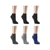 Ozzy Socks 6 Çift Bambu Erkek Dikişsiz Patik Çorap Seti - Dayanıklı Yapısı ve Doğal Konfor Koyu Renk Seçenekleriyle
