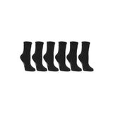 OZZY SOCKS 6'lı Kadın Beyaz Çizgisiz Kolej Çorabı - Yumuşak ve Rahat Organik Pamuklu Çoraplar - Ergonomik Tasarım ve Uzun Ömürlü Kullanım (36-40)