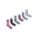 OZZY SOCKS 6'lı Set Organik Pamuklu Dikişsiz Kadın Çorap - Canlı Renkli ve Desenli, Ekstra Yumuşak ve Rahat