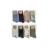 Ozzy Socks 8 Çift Kadın Havlu Soket Çorap Kışlık Dayanıklı Topuk ve Burun - 36 - 40 - Beyaz