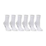 Ozzy Socks Çizgisiz Kısa Konç Kadın Tenis Çorabı Beyaz 6'lı Beyaz