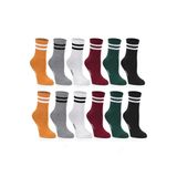 Ozzy Socks Kadın 12'li Çizgili Tenis Çorabı 36/40