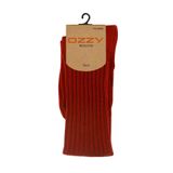 OZZY SOCKS Kışlık Kadın Yünlü Uyku Çorabı - Yumuşak ve Rahat Soft Touch Tasarım (Bordo, 36-40)