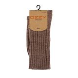 OZZY SOCKS Kışlık Kadın Yünlü Uyku Çorabı - Yumuşak ve Rahat Soft Touch Tasarım (Kahve, 36-40)