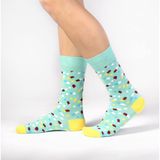 OZZY SOCKS Pills Desenli Pamuklu Çorap - Desenli Eğlenceli ve Rahat Tasarım Hediye Çorap (Yeşil / 39-42)