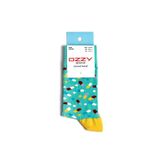 OZZY SOCKS Pills Desenli Pamuklu Çorap - Desenli Eğlenceli ve Rahat Tasarım Hediye Çorap (Yeşil / 43-46)
