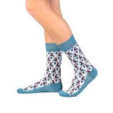 OZZY SOCKS Unisex Yumuşak ve Konforlu Bubble Desenli Çorap - Dayanıklı ve Renkli Tasarım (Füme / 39-42)