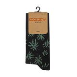 OZZY SOCKS Yeşil Çiçek Desenli Pamuklu Çorap - Desenli Eğlenceli ve Rahat Tasarım Hediye Çorap (40-44)