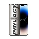 OzzyCase Apple İphone 14 Plus İle Uyumlu Tam Kaplayan Mat Hayalet Kırılmaz Seramik Nano Ekran Koruyucu