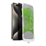 OzzyCase Apple İphone Xr İle Uyumlu Kolay Uygulama Aparatlı Tam Kapatan Hayalet Kırılmaz Cam Ekran Koruyucu