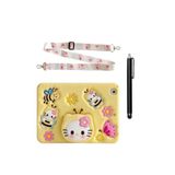 OzzyCase Huawei Matepad Air 11 5 İnç İle Uyumlu Arılı Standlı Askılı Tablet Kılıfı+Tablet Kalemi,Sarı