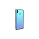OzzyCase Huawei Y7 2019 İle Uyumlu Darbeye Dayanıklı Köşe Korumalı Kılıf Anti Şok Şeffaf Kapak,Şeffaf