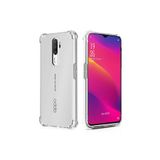 OzzyCase Oppo A5 2020 İle Uyumlu Darbeye Dayanıklı Köşe Korumalı Kılıf Anti Şok Şeffaf Kapak,Şeffaf