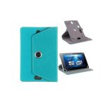 OzzyCase Polypad 7108 7" İle Uyumlu Standlı Kapaklı Üniversal Tablet Kılıfı;Turkuaz