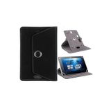 OzzyCase Polypad D528 Gift 7" İle Uyumlu Standlı Kapaklı Üniversal Tablet Kılıfı,Siyah