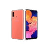 OzzyCase Samsung Galaxy A20S Kılıf İle Uyumlu Darbeye Dayanıklı 2 0 Mm İnce Şeffaf Silikon Kapak,Şeffaf