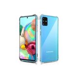 OzzyCase Samsung Galaxy A71 İle Uyumlu Darbeye Dayanıklı Köşe Korumalı Kılıf Anti Şok Şeffaf Kapak,Şeffaf