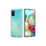 OzzyCase Samsung Galaxy A71 Kılıf İle Uyumlu Darbeye Dayanıklı 2 0 Mm İnce Şeffaf Silikon Kapak,Şeffaf