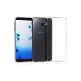 OzzyCase Samsung Galaxy J4 Plus Kılıf İle Uyumlu Darbeye Dayanıklı 2 0 Mm İnce Şeffaf Silikon Kapak,Şeffaf