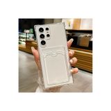 OzzyCase Samsung Galaxy S22 Ultra İle Uyumlu Kartlıklı Kılıf Kamera Korumalı Anti Şok Şeffaf Kapak,Şeffaf