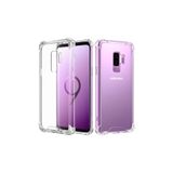OzzyCase Samsung Galaxy S9 Plus İle Uyumlu Darbeye Dayanıklı Köşe Korumalı Kılıf Anti Şok Şeffaf Kapak,Şeffaf