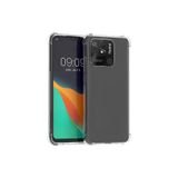 OzzyCase Xiaomi Redmi 10C İle Uyumlu Kılıf Arkası Sert Kenarları Yumuşak Sararmaz Anti Şok Şeffaf Silikon Kapak,Şeffaf
