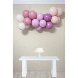 P.E.K.Shop Retro Blush Pembe Renkler Parti Süsleme Balon Zinciri Seti