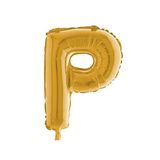 P Harf Altın 100 cm Folyo Balon