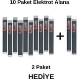 P (Pp) Siyah Geniş Plastik Kaynak Elektrot 10 Paket Alana 2 Paket Hediye