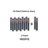P Pp Siyah Geniş Plastik Kaynak Elektrot 10 Paket Alana 2 Paket