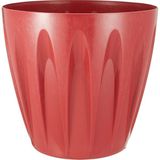 P007 Papatya Saksı Tabaklı 45CM, 46 Litre Kırmızı - Standart
