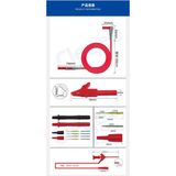 P1300f 26 Parça Çok Işlevli Değiştirilebilir Multimetre Probu Test Ölçüm Kablo Kiti