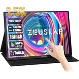 P16KT 16'' 2560X1600 144Hz 2k Ads-Ips Panel Type-C 100% Srgb 500CD/M² Dokunmatik, Taşınabilir Monitör (ZL-P16KT)