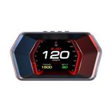 P17 Hız Ölçer Hud Obd2 Araç Bilgisayarı Gps Çift Sistemli Dijital Kilometre Su Yağ Sıcaklığı