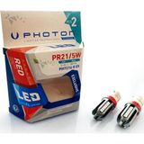 P21/5W Çift Duy Kırmızı LED Stop Oto Ampul PH7216REX