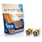 P21/5W ÇİFT DUY TURUNCU LED OTO AMPUL PHOTON PH7216NA