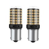 P21w 1156 Ba15s 144 Ledli Ultra Güçlü Turuncu Işık 93 Tek Duy Led Led Sinyal Ampülü (2 Adet)