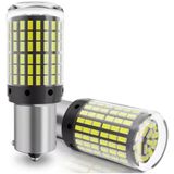 P21W Tip BA15S 93 Tek Duy LED Ampul, 144 Ledli Beyaz - Amber