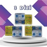 P3 Orijinal Vega 100 Mg 4'lü 3 Paket Etki Garantili Hap Performans Takviye CIALİSHAP30 Cobra5 Hap Cobra5 130 Mg Hap CIALİS20 Büyütüc^ü Géciktirici2 Sertleştirici2 Kaldırıcı - 1 Paket