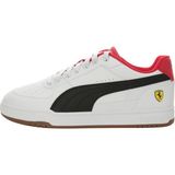 P309197 Puma Ferrari Caven Iıı Erkek Spor Ayakkabı Beyaz - Beyaz - Kırmızı