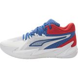 P311353 Puma Dagger Spor Ayakkabı Beyaz - Beyaz - Kırmızı - Mavi