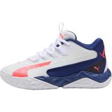 P312751 Puma Dagger 2 Jr çocuk Spor Ayakkabı Siyah - Beyaz - Mavi