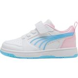 P405058 Puma Rebound V6 Lojelly Heaven Ac Ps çocuk Spor Ayakkabı Beyaz - Beyaz - Pembe - Mavi